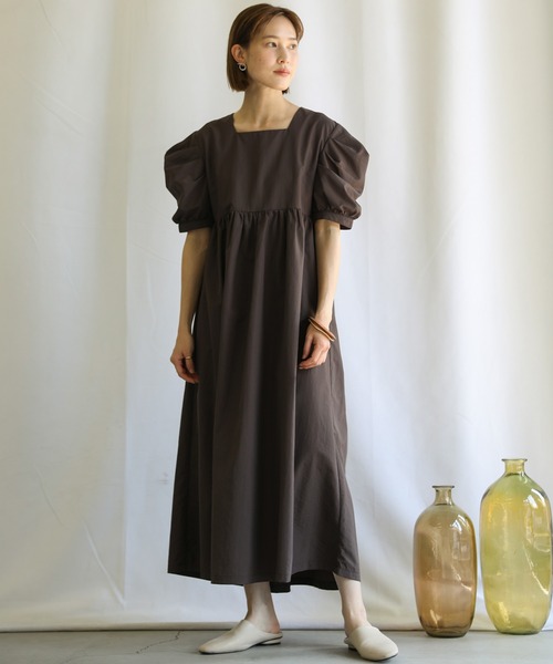 2021 SS カウルスリーブワンピース（ワンピース）｜select MOCA