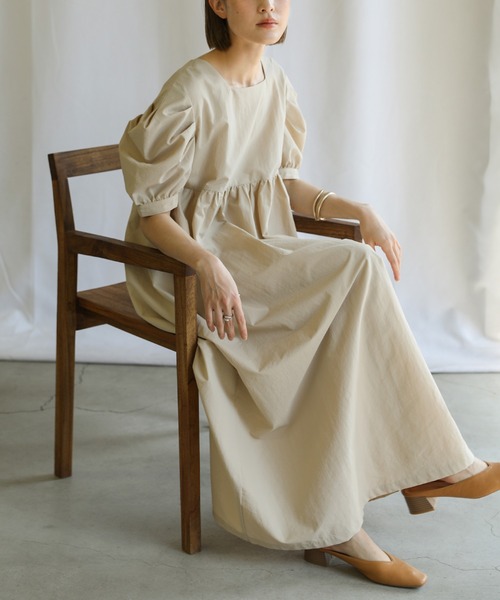 2021 SS カウルスリーブワンピース（ワンピース）｜select MOCA