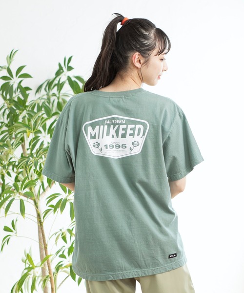 MILKFED.（ミルクフェド）の「S/S TEE ROSE SIGN（Tシャツ/カットソー・レディース・ホワイト/ブラック/ベージュ/オフホワイト/グリーン・ONE SIZE）」の5枚目の写真