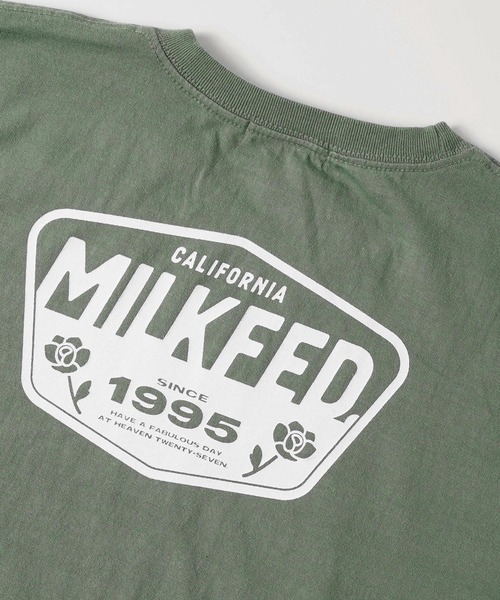 MILKFED.（ミルクフェド）の「S/S TEE ROSE SIGN（Tシャツ/カットソー・レディース・ホワイト/ブラック/ベージュ/オフホワイト/グリーン・ONE SIZE）」の10枚目の写真