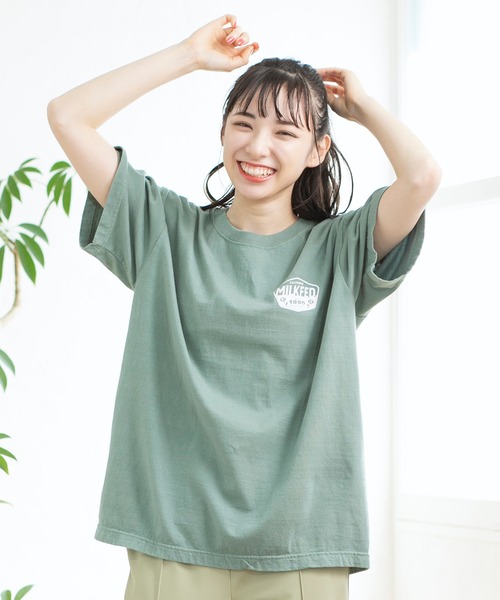 MILKFED.（ミルクフェド）の「S/S TEE ROSE SIGN（Tシャツ/カットソー・レディース・ホワイト/ブラック/ベージュ/オフホワイト/グリーン・ONE SIZE）」の21枚目の写真