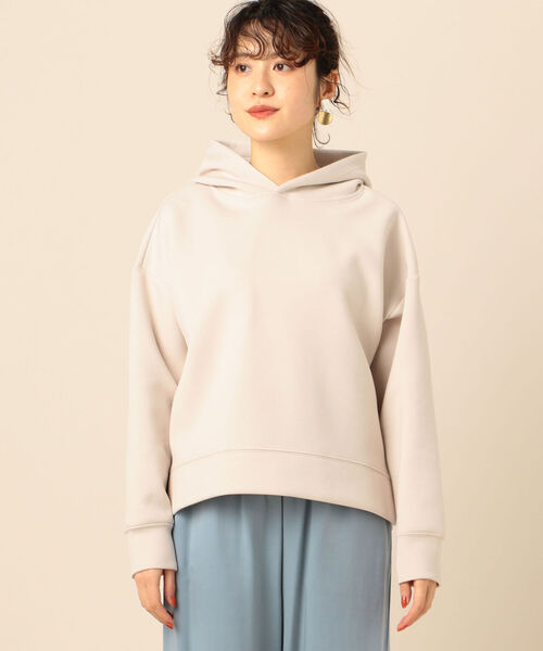 NOLLEY’S（ノーリーズ）の「ダンボールパーカー（パーカー・レディース・グレイッシュベージュ/ブラウン/サックスブルー/ラベンダー・38）」の6枚目の写真