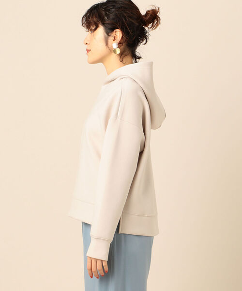 NOLLEY’S（ノーリーズ）の「ダンボールパーカー（パーカー・レディース・グレイッシュベージュ/ブラウン/サックスブルー/ラベンダー・38）」の5枚目の写真