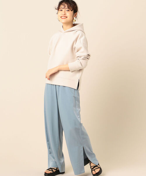 NOLLEY’S（ノーリーズ）の「ダンボールパーカー（パーカー・レディース・グレイッシュベージュ/ブラウン/サックスブルー/ラベンダー・38）」の13枚目の写真