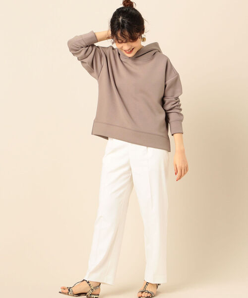 NOLLEY’S（ノーリーズ）の「ダンボールパーカー（パーカー・レディース・グレイッシュベージュ/ブラウン/サックスブルー/ラベンダー・38）」の15枚目の写真