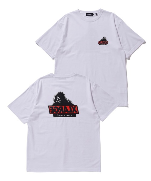 XLARGE（エクストララージ）の「S/S TEE SLANTED OG（Tシャツ/カットソー・メンズ・ホワイト/イエロー/ライトパープル/ブラック/ブルー・XL/S/L/M）」の2枚目の写真