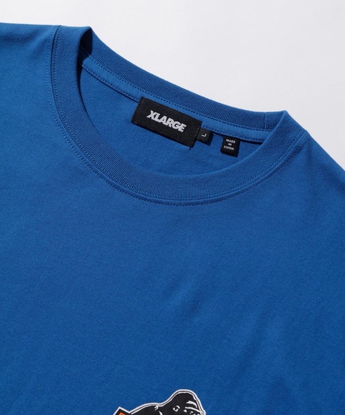 XLARGE（エクストララージ）の「S/S TEE SLANTED OG（Tシャツ/カットソー・メンズ・ホワイト/イエロー/ライトパープル/ブラック/ブルー・XL/S/L/M）」の7枚目の写真