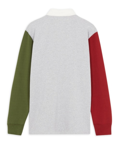 MAISON KITSUNÉ グレー 長袖ポロシャツ XS MAISON KITSUNÉ グレー 長袖ポロシャツ XS