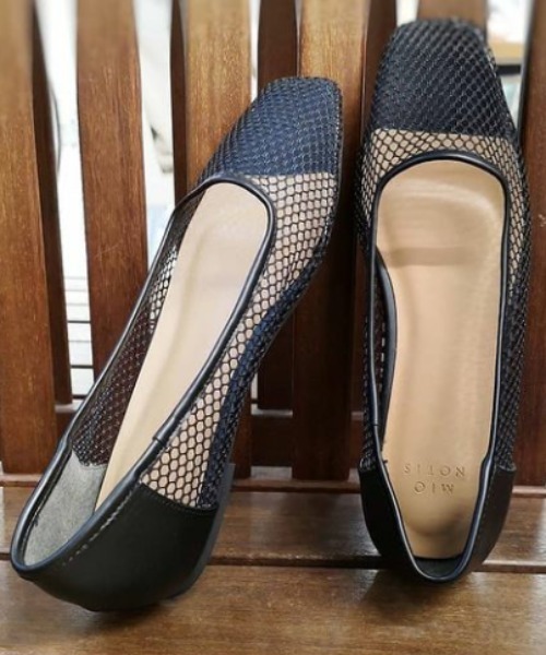 KATHARINE ROSS（キャサリンロス）の「【KATHARINE ROSS】メッシュフラットパンプス（パンプス・レディース・グレー/ブラック・LARGE/MEDIUM/SMALL/X-LARGE）」の11枚目の写真