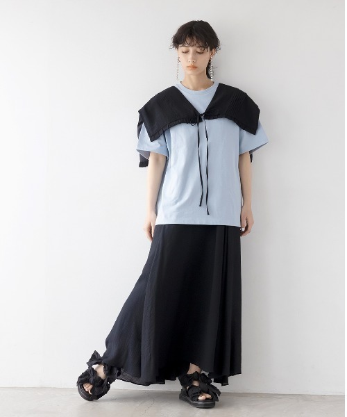 COEL（コエル）の「付け衿アメスリワンピース（ワンピース