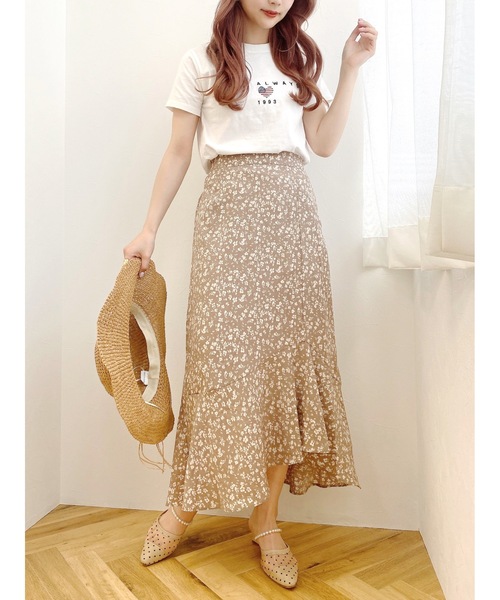 JUMELLE（ジュメロ）の「フラワーフレアスカート（スカート・レディース・ベージュ・FREE）」の13枚目の写真