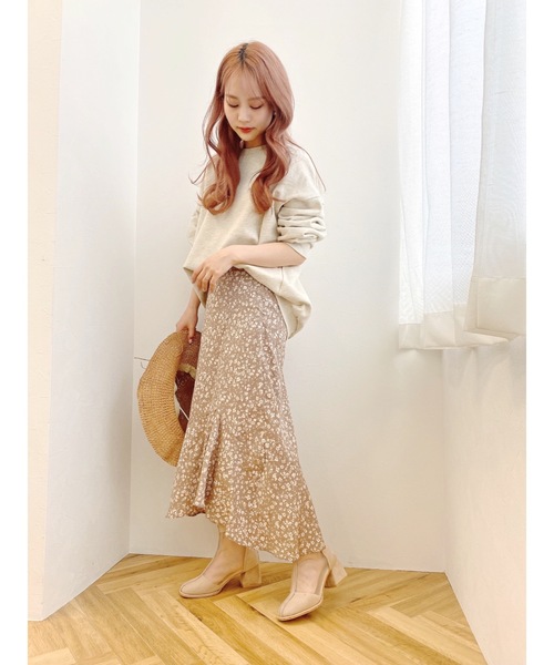 JUMELLE（ジュメロ）の「フラワーフレアスカート（スカート・レディース・ベージュ・FREE）」の7枚目の写真