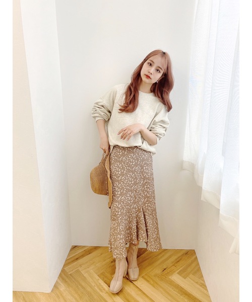 JUMELLE（ジュメロ）の「フラワーフレアスカート（スカート・レディース・ベージュ・FREE）」の3枚目の写真