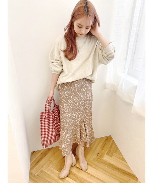 JUMELLE（ジュメロ）の「フラワーフレアスカート（スカート・レディース・ベージュ・FREE）」の8枚目の写真