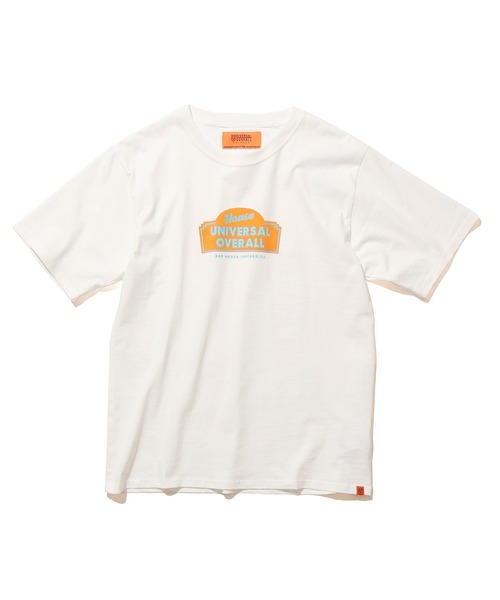 UNIVERSAL OVERALL(ユニバーサルオーバーオール)の「UNIVERSAL OVERALL/ユニバーサルオーバーオール SALOON GRAPHIC TEE 半袖Tシャツ(Tシャツ/カットソー・メンズ・チャコール/ホワイト/グレー/ラベンダー・L/M/XL)」の2枚目の写真