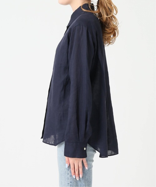 plage（プラージュ）の「コンパクトリネンシャツ3◆（シャツ/ブラウス・レディース・ネイビー・38/36）」の6枚目の写真