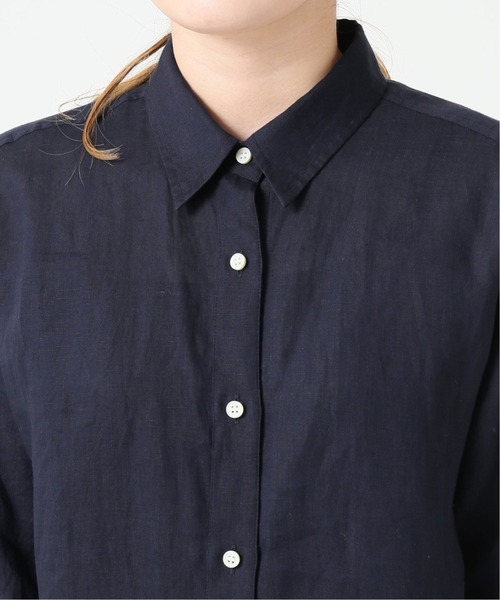 plage（プラージュ）の「コンパクトリネンシャツ3◆（シャツ/ブラウス・レディース・ネイビー・38/36）」の13枚目の写真