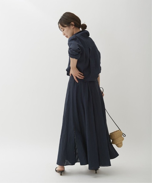 plage（プラージュ）の「コンパクトリネンシャツ3◆（シャツ/ブラウス・レディース・ネイビー・38/36）」の5枚目の写真