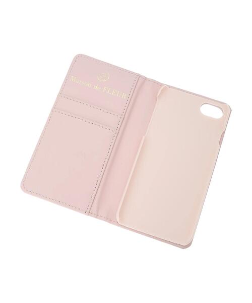 Maison de FLEUR - ♡新品♡メゾンドフルール♡ビジューiPhone7/8/SEケース♡ピンクベージュ Maison de FLEUR - ♡新品♡メゾンドフルール♡ビジューiPhone7