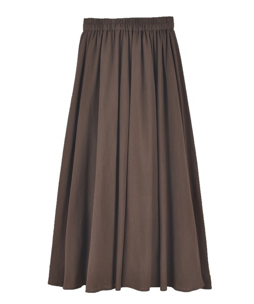 OUTERSUNSET（アウターサンセット）の「washer flare skirt（スカート・レディース・ブラック/ブラウン・FREE）」の9枚目の写真