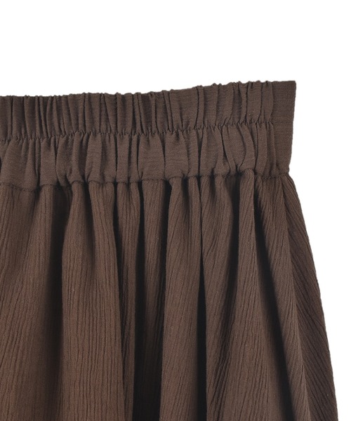 OUTERSUNSET（アウターサンセット）の「washer flare skirt（スカート・レディース・ブラック/ブラウン・FREE）」の8枚目の写真