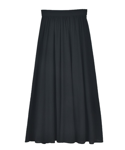 OUTERSUNSET（アウターサンセット）の「washer flare skirt（スカート・レディース・ブラック/ブラウン・FREE）」の4枚目の写真