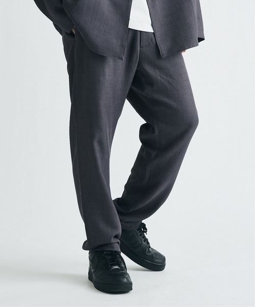 JOURNAL STANDARD(ジャーナルスタンダード)の「【夏パンツ人気NO.1殿堂入りベストセラー】ルージュ ブッチャー 1タック イージーパンツ(スラックス・メンズ・ブラック/ベージュ/ブラウン/カーキ/グリーン/ブラック系その他・SMALL/MEDIUM/LARGE)」の3枚目の写真