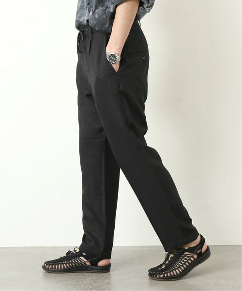 JOURNAL STANDARD(ジャーナルスタンダード)の「【夏パンツ人気NO.1殿堂入りベストセラー】ルージュ ブッチャー 1タック イージーパンツ(スラックス・メンズ・ブラック/ベージュ/ブラウン/カーキ/グリーン/ブラック系その他・SMALL/MEDIUM/LARGE)」の2枚目の写真