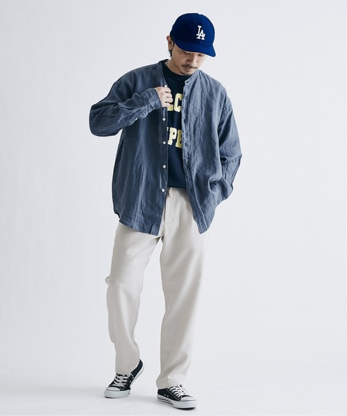 JOURNAL STANDARD(ジャーナルスタンダード)の「【夏パンツ人気NO.1殿堂入りベストセラー】ルージュ ブッチャー 1タック イージーパンツ(スラックス・メンズ・ブラック/ベージュ/ブラウン/カーキ/グリーン/ブラック系その他・SMALL/MEDIUM/LARGE)」の22枚目の写真