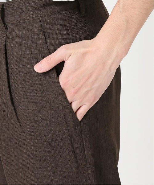 JOURNAL STANDARD(ジャーナルスタンダード)の「【夏パンツ人気NO.1殿堂入りベストセラー】ルージュ ブッチャー 1タック イージーパンツ(スラックス・メンズ・ブラック/ベージュ/ブラウン/カーキ/グリーン/ブラック系その他・SMALL/MEDIUM/LARGE)」の14枚目の写真