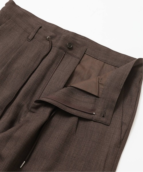 JOURNAL STANDARD(ジャーナルスタンダード)の「【夏パンツ人気NO.1殿堂入りベストセラー】ルージュ ブッチャー 1タック イージーパンツ(スラックス・メンズ・ブラック/ベージュ/ブラウン/カーキ/グリーン/ブラック系その他・SMALL/MEDIUM/LARGE)」の10枚目の写真