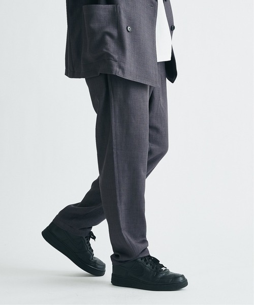 JOURNAL STANDARD(ジャーナルスタンダード)の「【夏パンツ人気NO.1殿堂入りベストセラー】ルージュ ブッチャー 1タック イージーパンツ(スラックス・メンズ・ブラック/ベージュ/ブラウン/カーキ/グリーン/ブラック系その他・SMALL/MEDIUM/LARGE)」の16枚目の写真