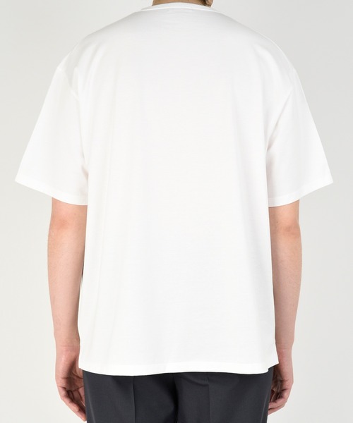 LAD MUSICIAN(ラッドミュージシャン)の「【LAD MUSICIAN×Lui's/ラッド ミュージシャン×ルイス】 フラッグ柄ビッグシルエットTシャツ(Tシャツ/カットソー・メンズ・ホワイト/ブラック/グレイッシュブルー・44/46/42)」の15枚目の写真