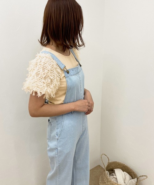 apres jour clair(アプレジュールクレア)の「【apres jour clair】異素材ドッキングトップス【ZOZOTOWN限定アイテム】(Tシャツ/カットソー・レディース・ベージュ/オフホワイト・フリー/X-LARGE)」の11枚目の写真