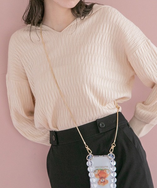 Me%（ミィパーセント）の「チェーンモバイルストラップ（スマホグッズ・レディース・ゴールド/シルバー・FREE）」の2枚目の写真