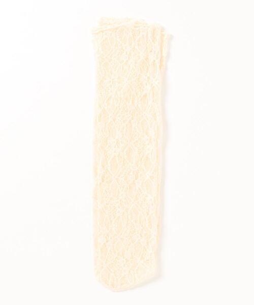 c.u.l（シーユーエル）の「【c.u.l】ラッセルレースソックス cula200（ソックス/靴下・レディース・ホワイト/ブラック/ブラウン/ライトベージュ・FREE）」の20枚目の写真