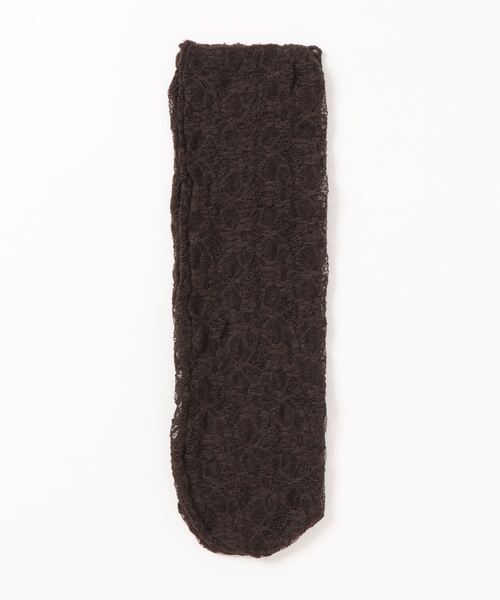 c.u.l（シーユーエル）の「【c.u.l】ラッセルレースソックス cula200（ソックス/靴下・レディース・ホワイト/ブラック/ブラウン/ライトベージュ・FREE）」の22枚目の写真