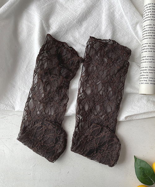 c.u.l（シーユーエル）の「【c.u.l】ラッセルレースソックス cula200（ソックス/靴下・レディース・ホワイト/ブラック/ブラウン/ライトベージュ・FREE）」の19枚目の写真