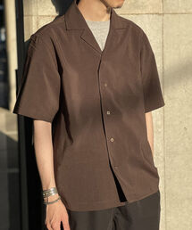 GLOSTER | EVALET QUICK DRY OPEN COLLAR オープンカラーシャツ(シャツ/ブラウス)