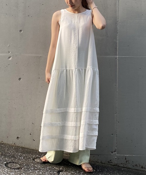 As ワンピース As おフェミタックな前後ワンピース ワンピース As Know Know Pinky アズノゥアズピンキー のファッション