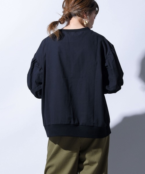 folka（フォルカ）の「【folka（フォルカ）】ヴィンテージコットン袖ボリュームブラウス（Tシャツ/カットソー・レディース・ホワイト/ブラック/ベージュ/ピンク・M/L）」の21枚目の写真