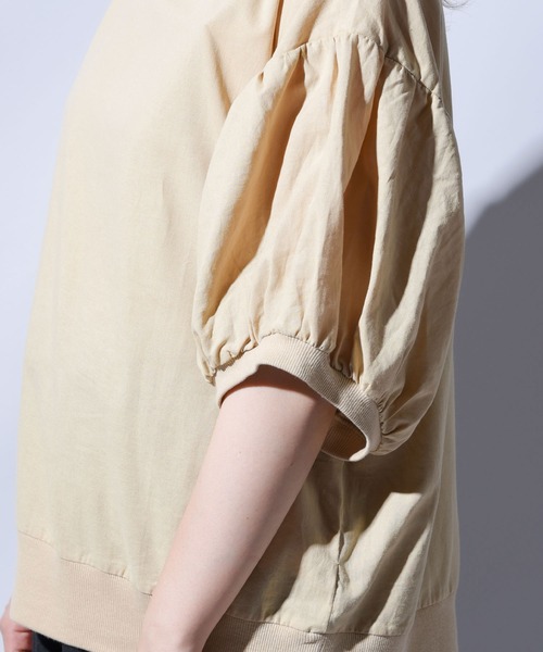 folka（フォルカ）の「【folka（フォルカ）】ヴィンテージコットン袖ボリュームブラウス（Tシャツ/カットソー・レディース・ホワイト/ブラック/ベージュ/ピンク・M/L）」の18枚目の写真