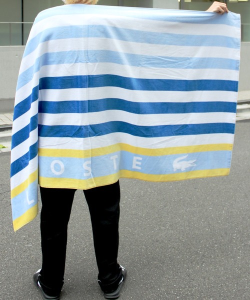 LACOSTE（ラコステ）の「【LACOSTE】ラコステ BEACH TOWEL タオル 大判ビーチタオル L98B5034（タオル・レディース・その他/その他1/その他2/その他3/その他4/その他5/その他6/その他7/その他8/その他9/その他10/その他11・FREE）」の4枚目の写真