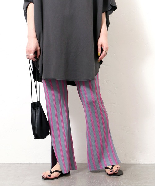 JOINT WORKS（ジョイントワークス）の「J-マルチストライプパンツ（その他パンツ・レディース・ライトグレー/ブルー・FREE）」の2枚目の写真