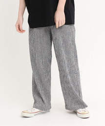CHILD WOMAN | ギンガムブルーゼロングパンツ(その他パンツ)