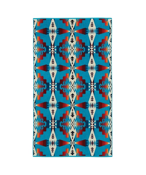 PENDLETON（ペンドルトン）の「OVERSIZED JACQUARD TOWEL（タオル・メンズ・コーラル/レッド/ダークグレー/ブラック系その他/ブラック系その他3/ベージュ系その他3/ネイビー/ライトグレー/ブラック/グレー系その他/ブラウン系その他2/ベージュ系その他2/ブルー系その他/ブラウン/タン/その他2/ベージュ系その他/ブラック系その他4/グレー/アクア/ブラウン系その他/その他1/グリーン系その他/ブラック×ホワイト/その他4/ベージュ系その他5/ベージュ系その他4/ターコイズブルー・ONE SIZE）」の22枚目の写真