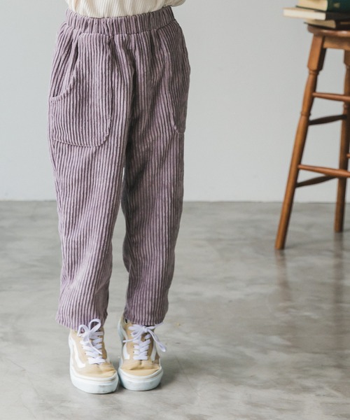 pairmanon(ペアマノン)の「ユニセックスサルエル風コーデュロイ10分丈パンツ(その他パンツ・キッズ・グレー/モカ/ブラック/カーキ/ラベンダー/ネイビー・120/130/110/140/100/150/90)」の6枚目の写真