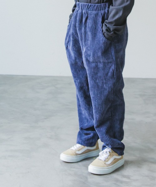 pairmanon(ペアマノン)の「ユニセックスサルエル風コーデュロイ10分丈パンツ(その他パンツ・キッズ・グレー/モカ/ブラック/カーキ/ラベンダー/ネイビー・120/130/110/140/100/150/90)」の5枚目の写真