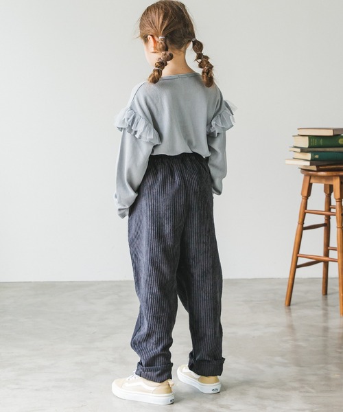 pairmanon(ペアマノン)の「ユニセックスサルエル風コーデュロイ10分丈パンツ(その他パンツ・キッズ・グレー/モカ/ブラック/カーキ/ラベンダー/ネイビー・120/130/110/140/100/150/90)」の12枚目の写真
