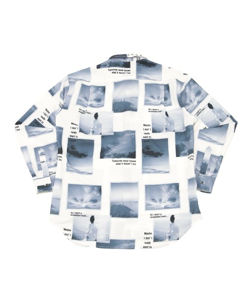 UNION STATION（ユニオンステーション）の「【ランダムパターン】フォトプリントシャツ（シャツ/ブラウス・メンズ・ホワイト/ブラック・S/M/L）」の15枚目の写真